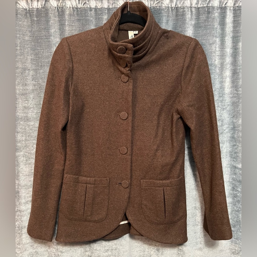 Riki | Brown Wool Jacket | Size Small